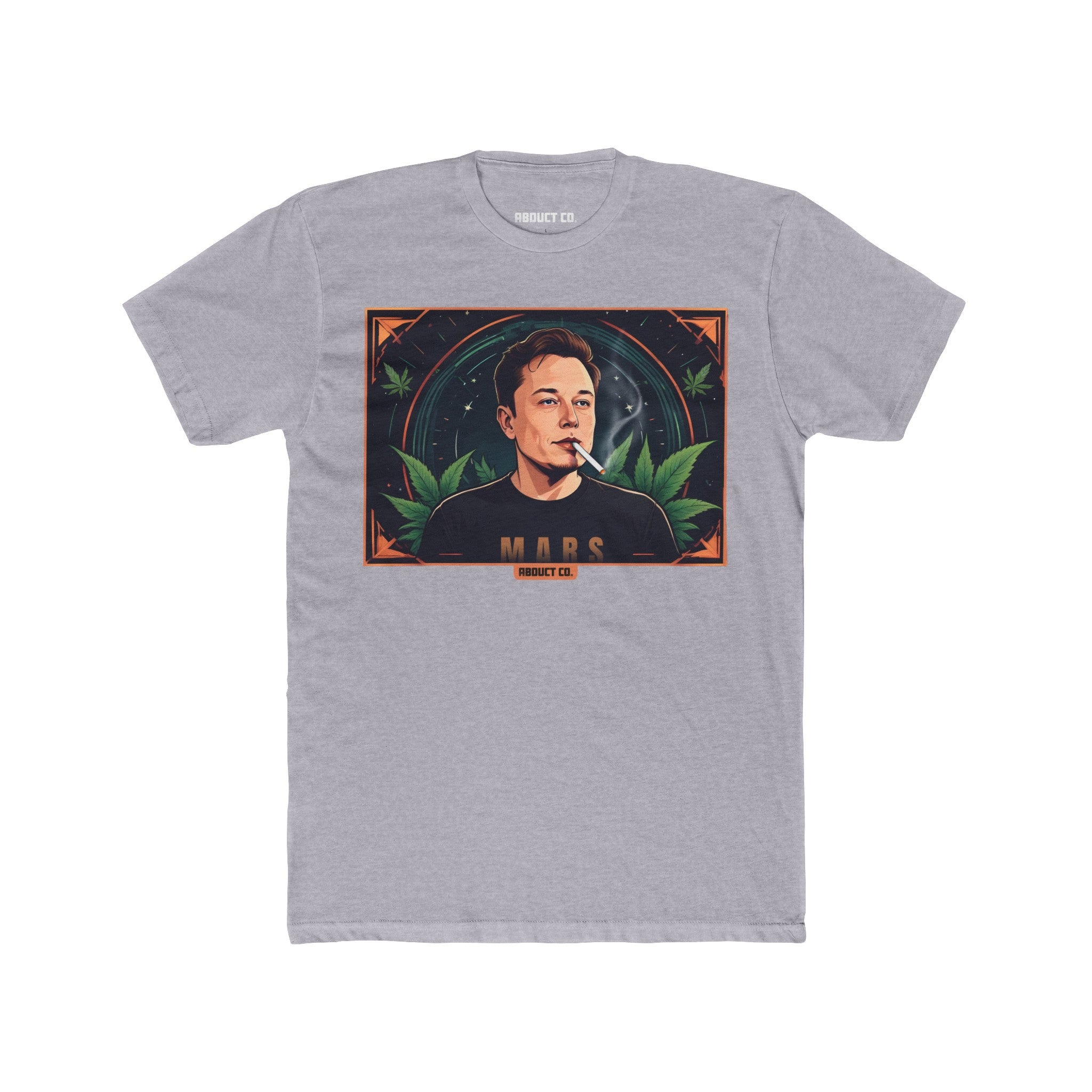 Elon Musk Weed Fitted Men's T-shirt