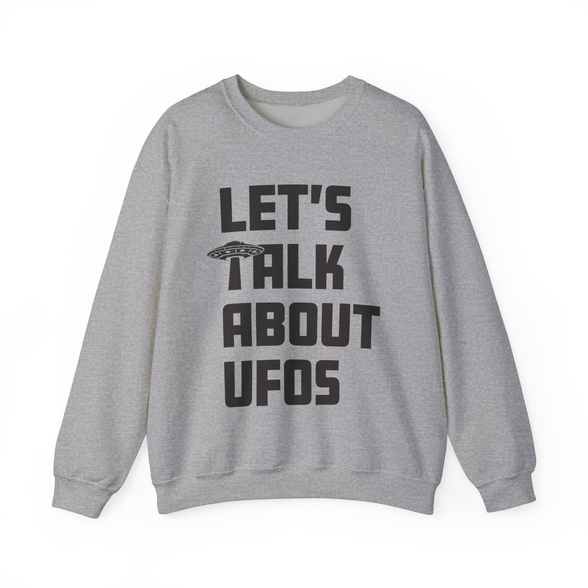 Lets Talk About UFOs - Cotton Crewneck Sweater