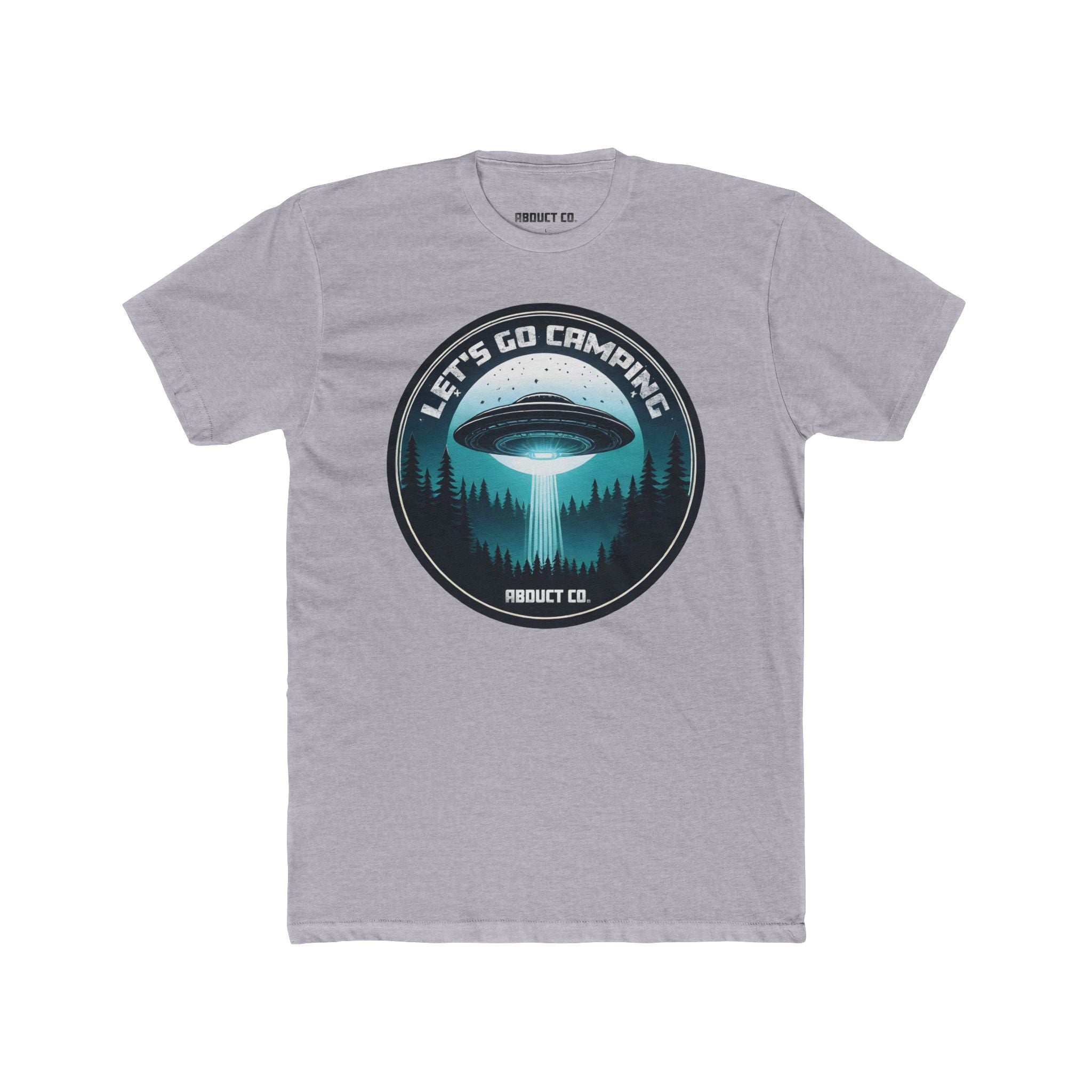 UFO Camping Cotton Graphic Tee