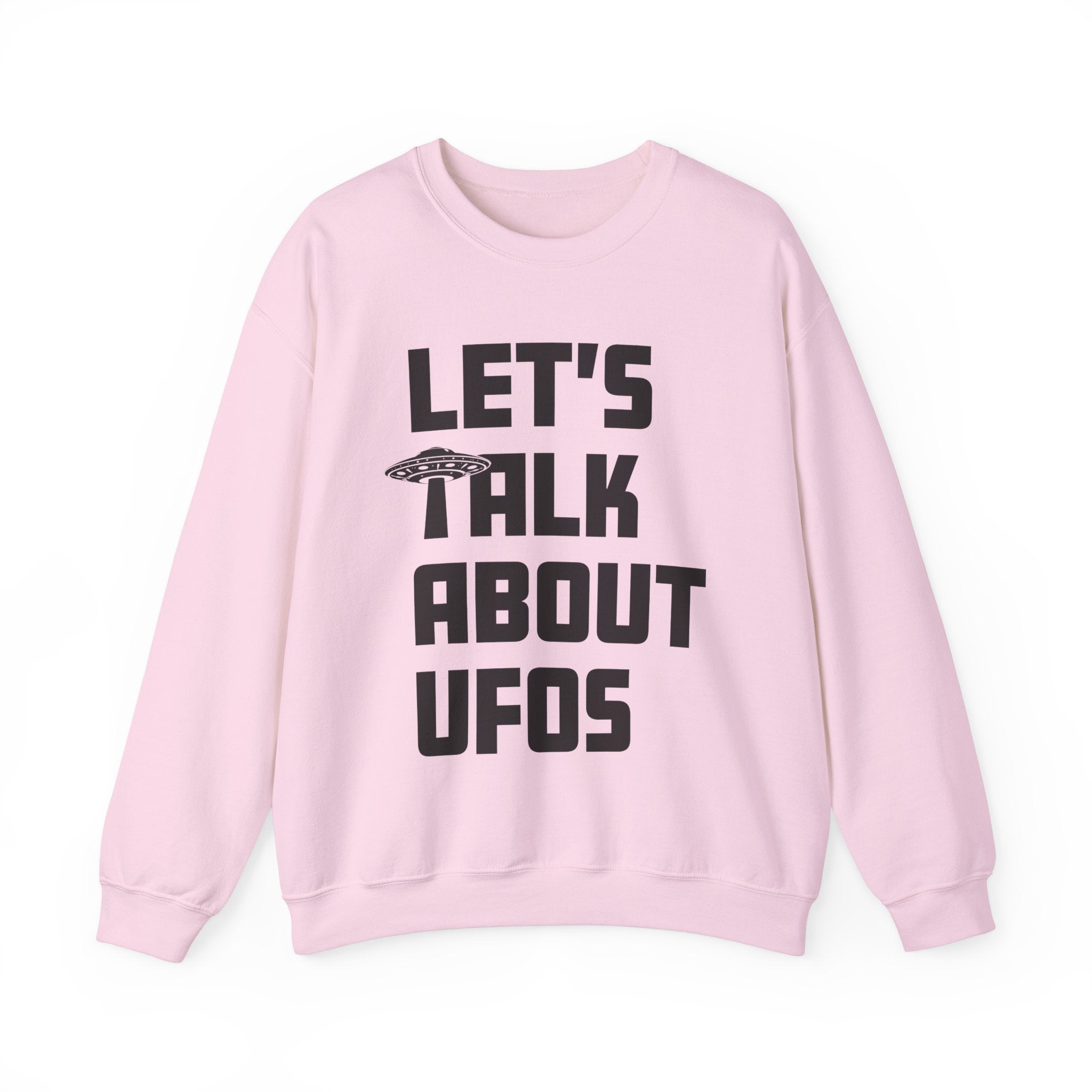 Lets Talk About UFOs - Cotton Crewneck Sweater