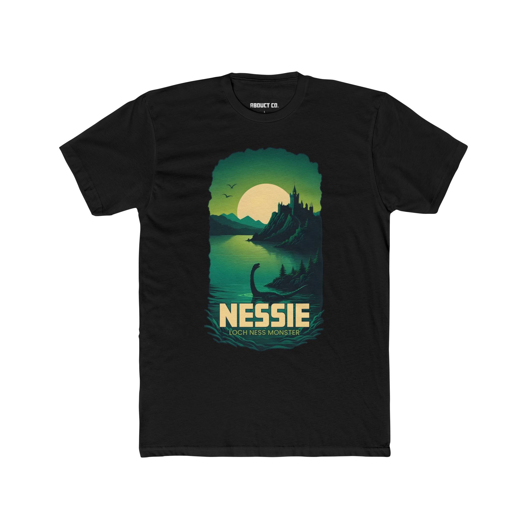 Loch Ness Monster Cotton Crew Tee