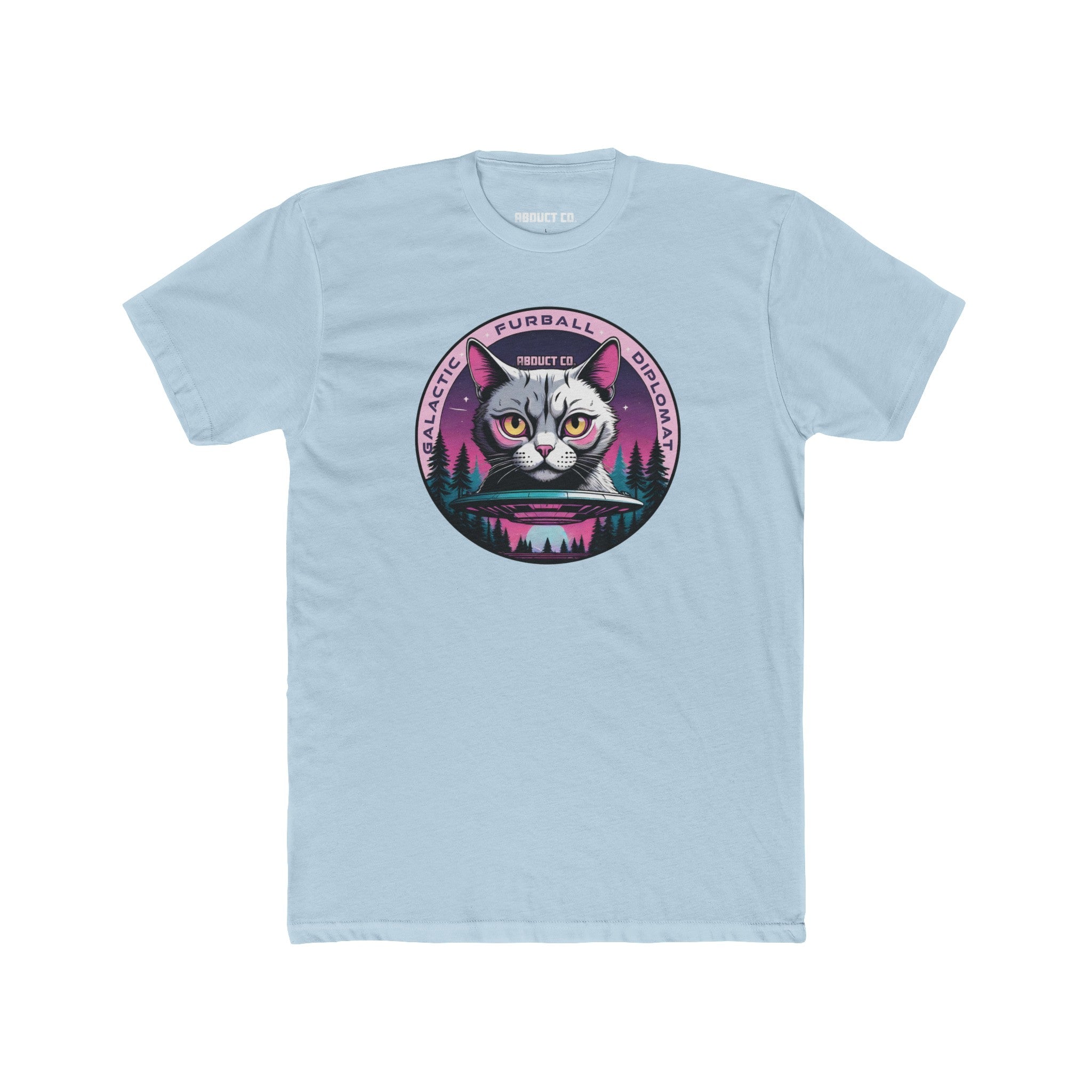 Galactic Furball Diplomat Cat Tee