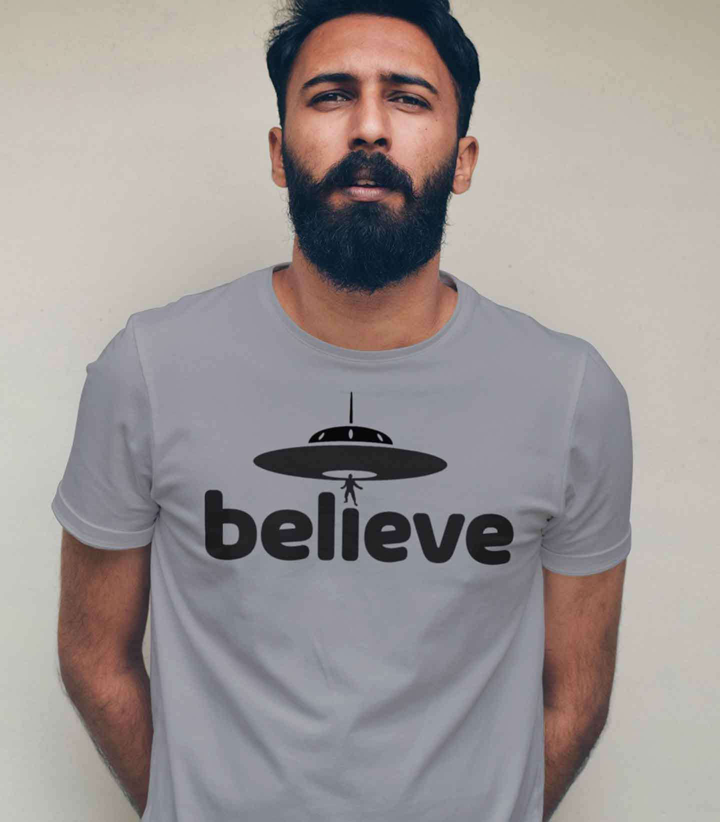 Believe in UFOS Cotton Unisex Tee