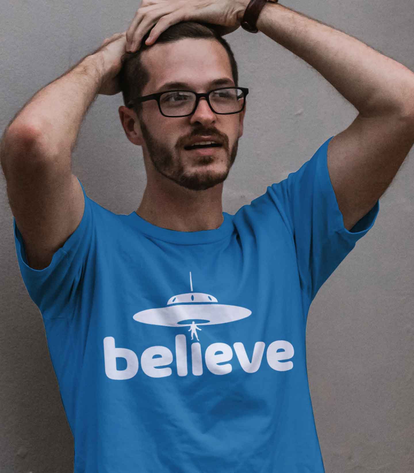 Believe UFO Unisex Cotton Tee