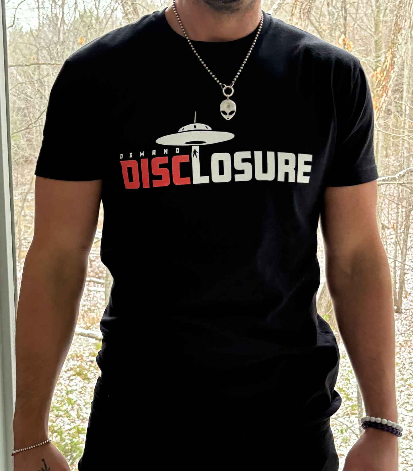 Demand Disclosure UFO Unisex Cotton Tee