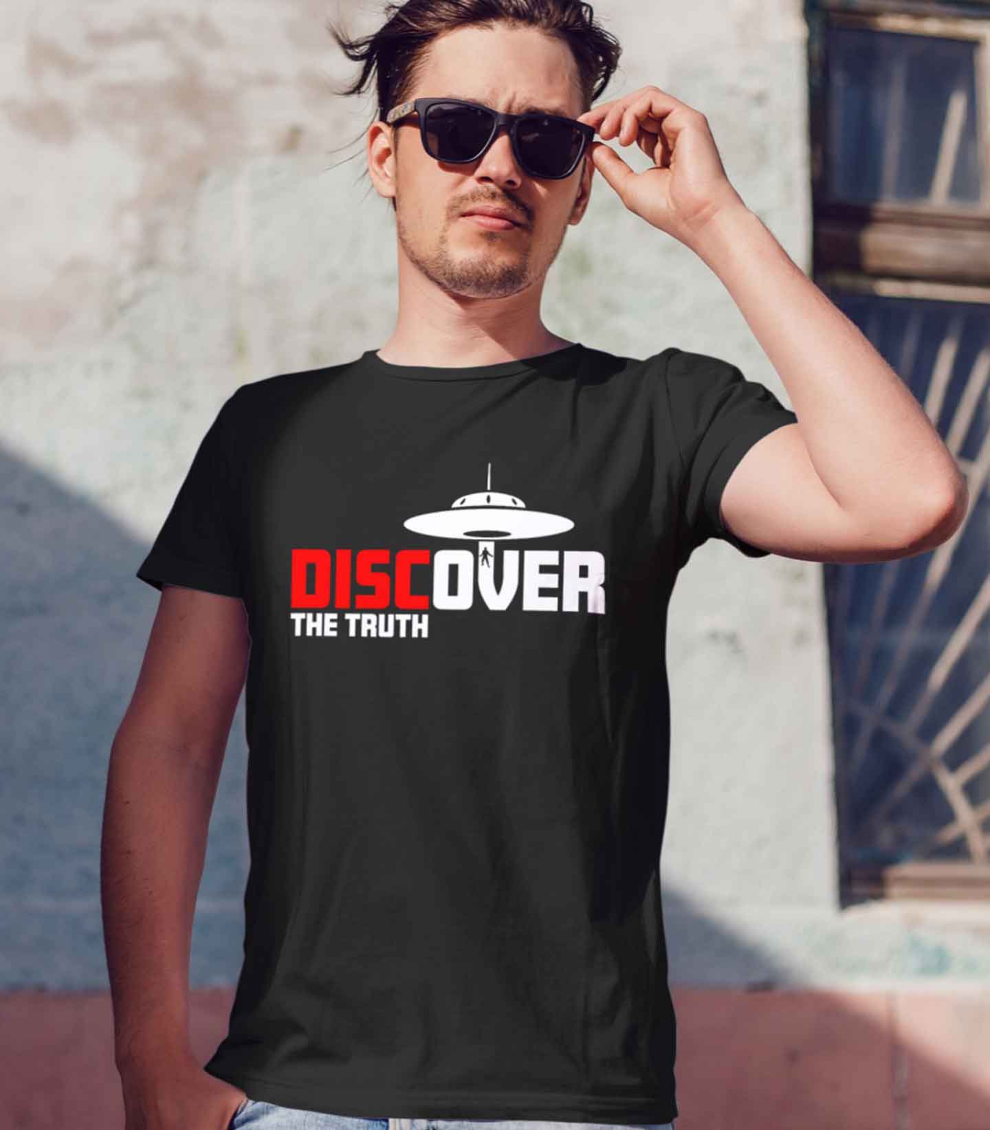 Abduct Co. Discover the Truth UFO Unisex Tee