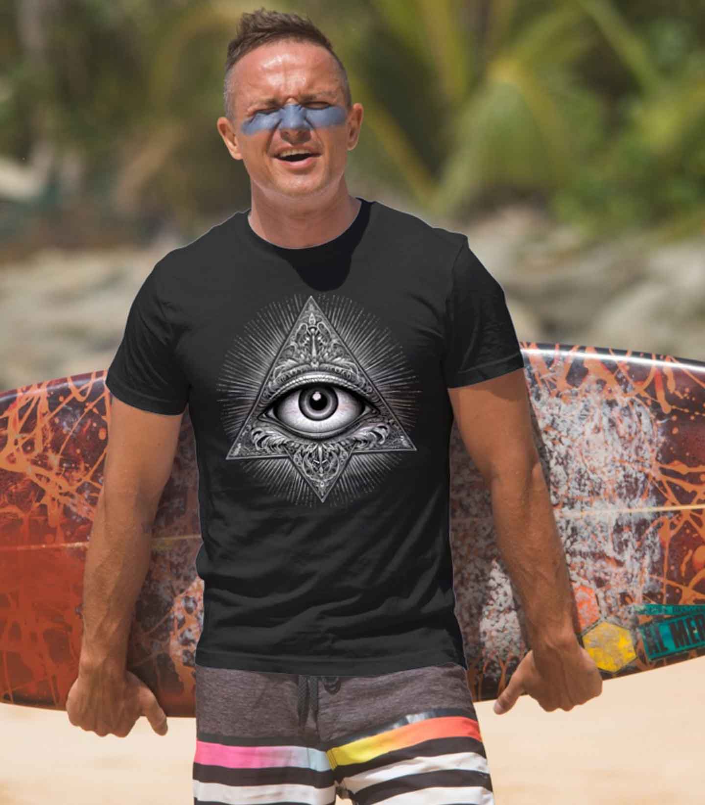 Eye of Providence Symbol - Unisex Cotton Tee