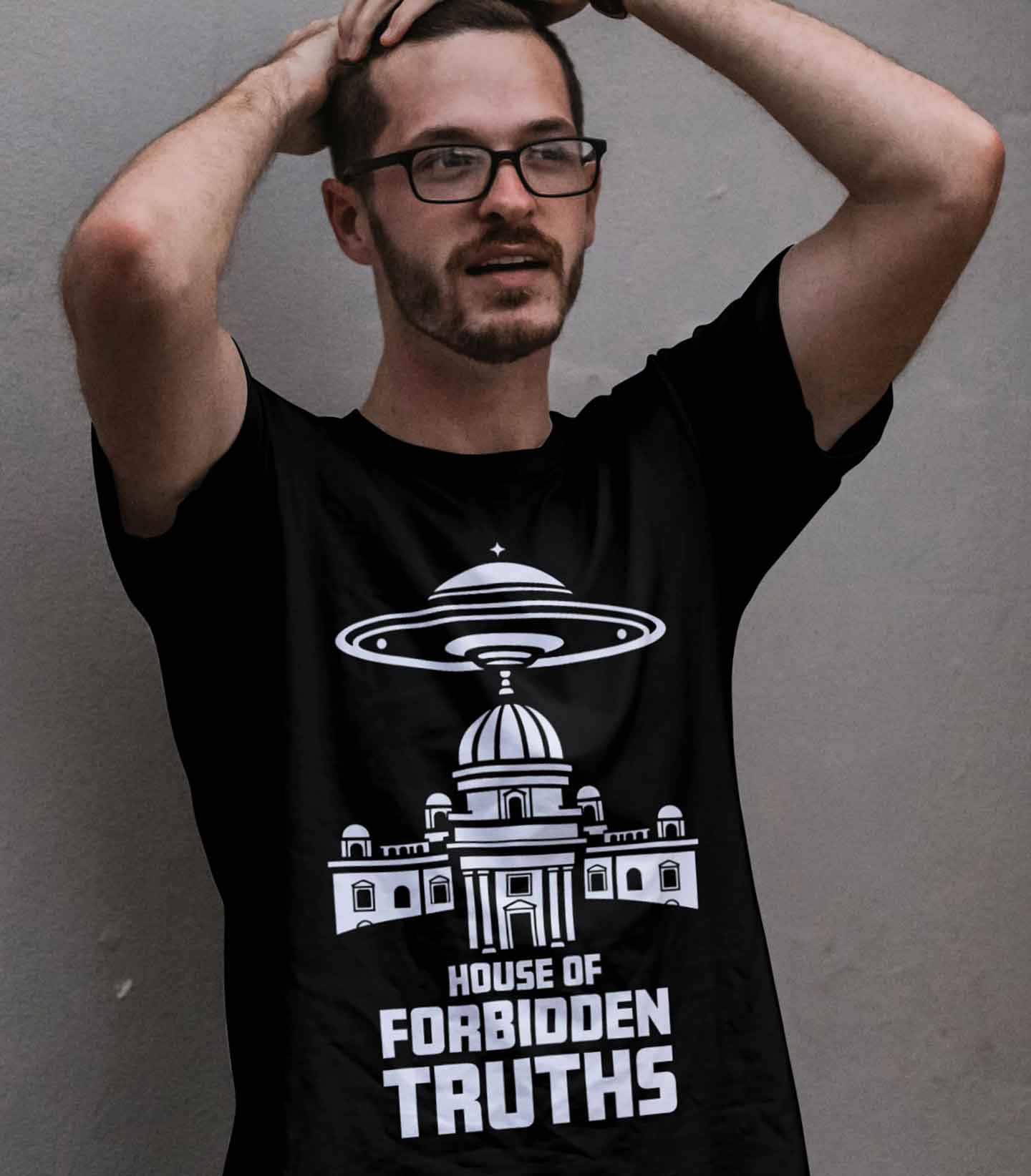 UFO Secrets Vatican Conspiracy Cotton Tee