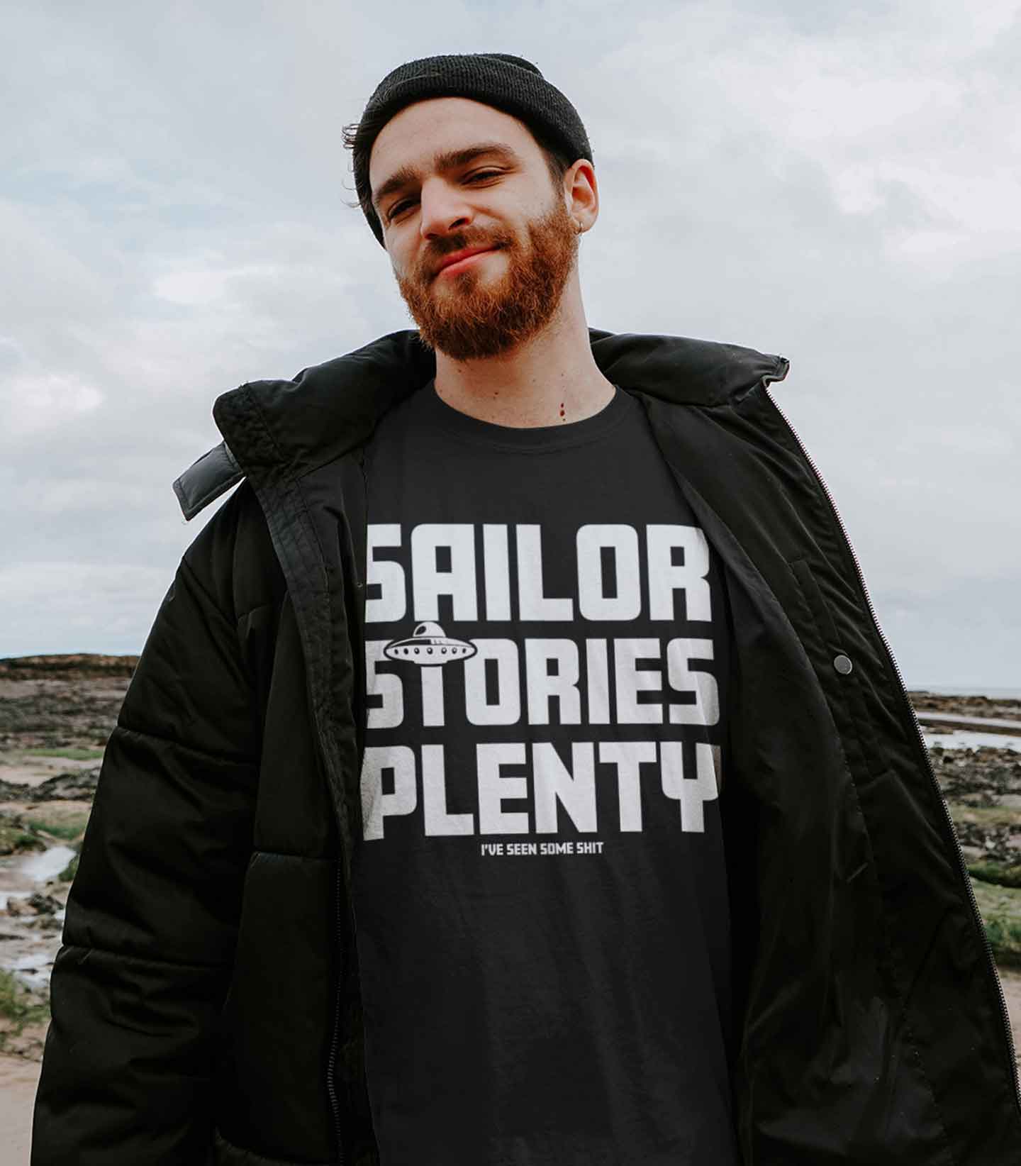 Mariners Sailors Stories UFO UAP Cotton Tee